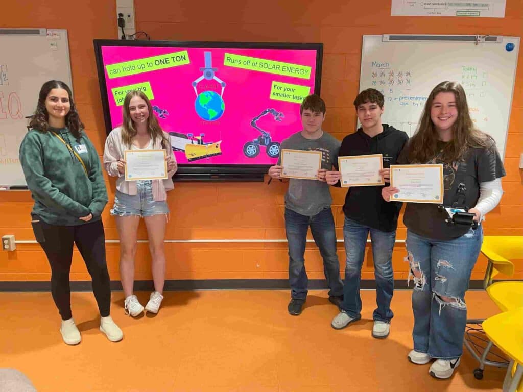 Kids Holding Certificates