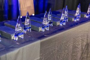 An image of the Champion trophies at our Member Meeting