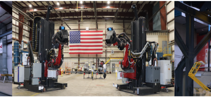 Photo showing Titan Robotics' robots